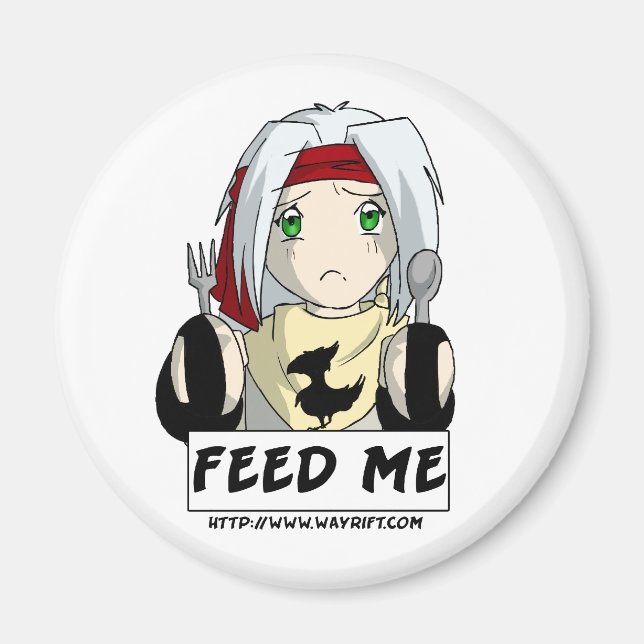 Aiden "Feed Me" Magnet (Front)