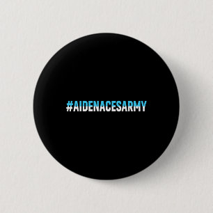 Aidenacesarmy Fight Against Cancer Leukemia Aiden’ 6 Cm Round Badge