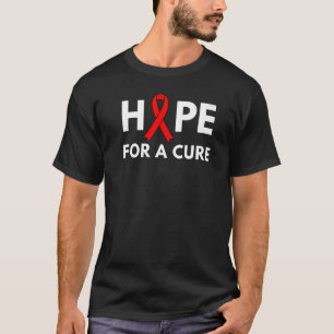 Aids Awareness Day Aids HIV Month Red Ribbon Hope T-Shirt