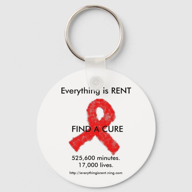 AIDS Awareness keychain (Front)