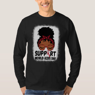 Aids Awareness Shirt Red Ribbon Hiv Aids Awareness