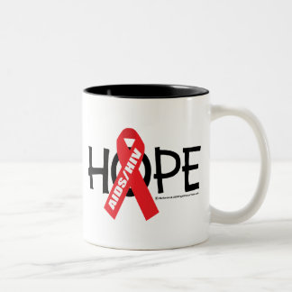 AIDS/HIV Hope Two-Tone Coffee Mug