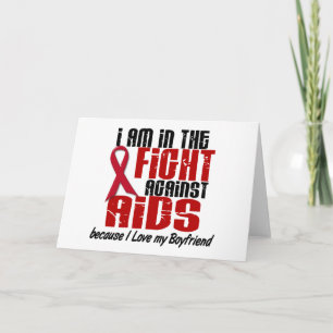AIDS HIV In The Fight 1 Boyfriend Card