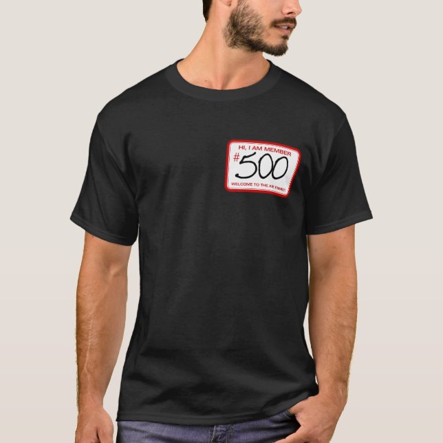 AIE Member 500 T-Shirt variant 2 (Front)
