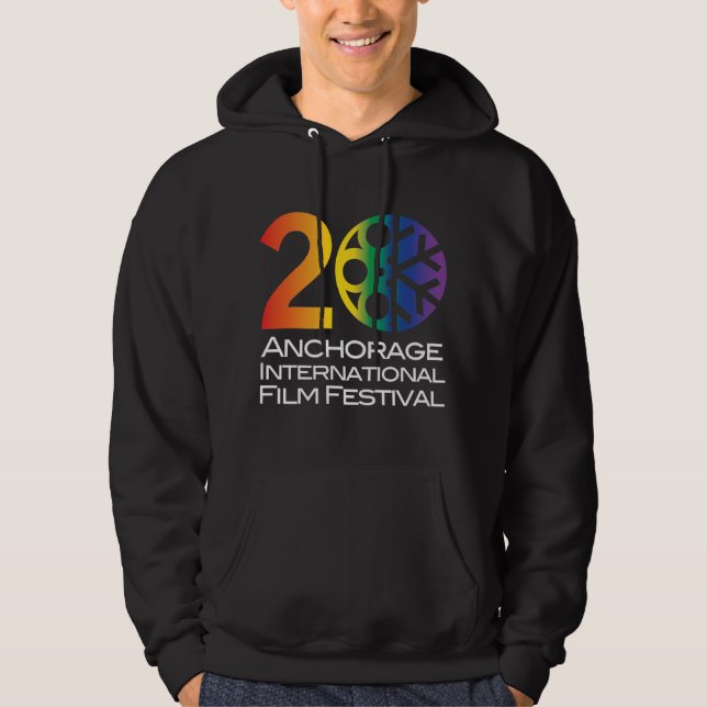AIFF 20th Anniversary Rainbow Hoodie (Front)