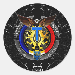 AIGLE7 AUTOCOLLANT CLASSIC ROUND STICKER