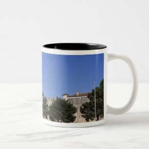 Aigues Mortes, Rhone and Sete Canal, Gard, Two-Tone Coffee Mug