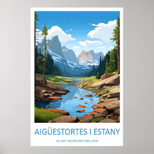 Aigüestortes I De Sant Park Estany Maurici Poster