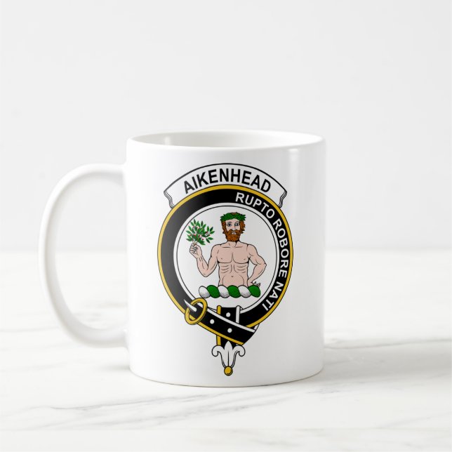 Aikenhead Tartan Coffee Mug - size 11oz (Left)