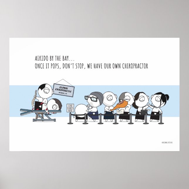 Aikido Chiropractor Poster (Front)