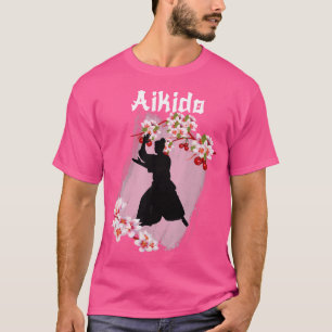 Aikido Japan Cherry Blossom Japanese Martial Art A T-Shirt