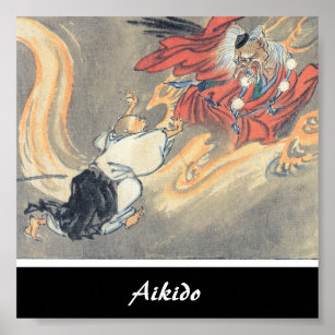 Aikido Japanese Martial Art Poster