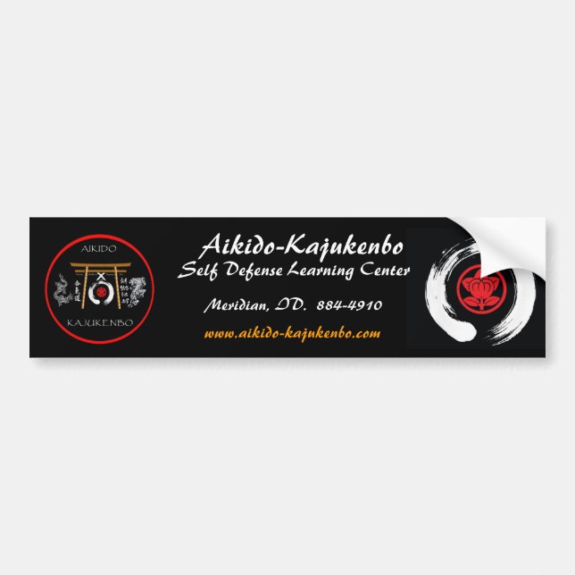 Aikido-Kajukenbo 2 Bumper Sticker (Front)