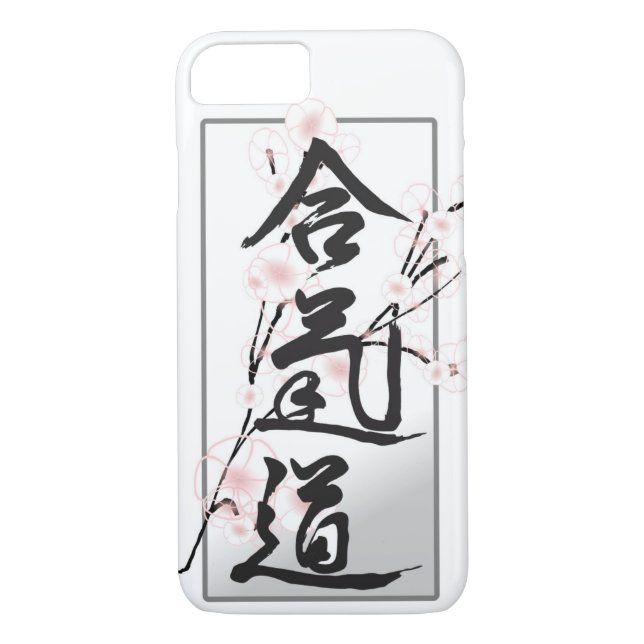 Aikido Kanji Phone Case (Back)