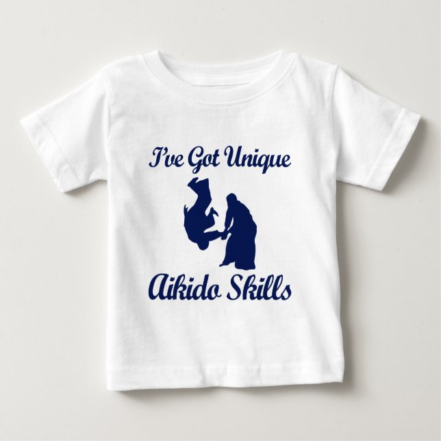 aikido martial art designs baby T-Shirt (Front)
