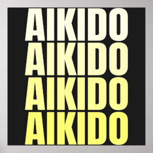 AIKIDO Martial Arts Poster