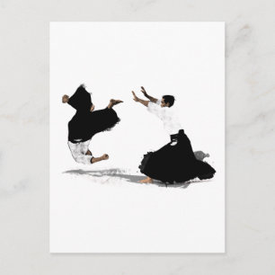 Aikido nage postcard