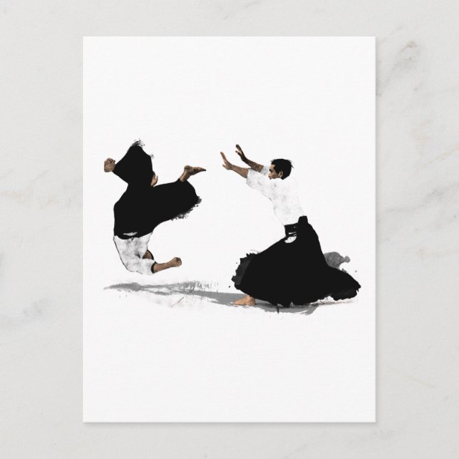 Aikido nage postcard (Front)