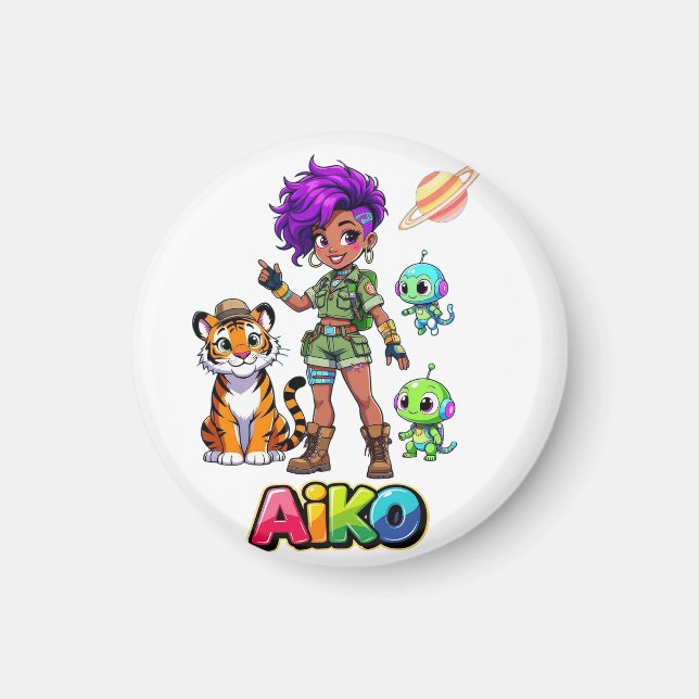 AiKo Beats™ AiKo & Friends Adventure Magnet (Front)
