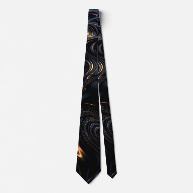 AiKo Beats™ Waveform X – Chrome Edition Tie (Front)