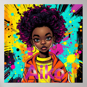AiKo Grunge Graphic #1 Poster