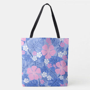 Ailani Hawaiian Hibiscus Tropical Peri Beach Bag
