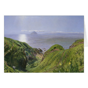 Ailsa Craig and the Isle of Arran, Scotland