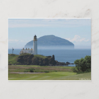 Ailsa Craig, Turnberry Lighthouse Postcard