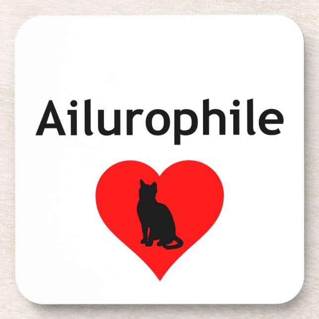 Ailurophile Coaster (Front)