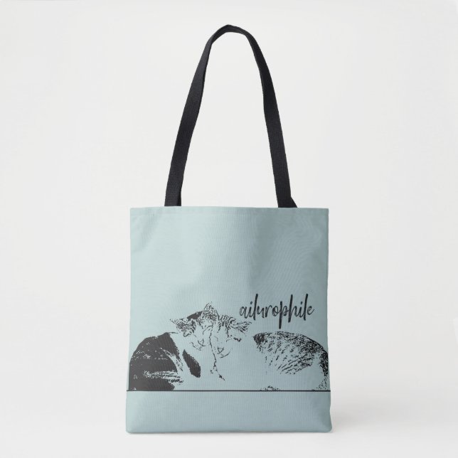 Ailurophile Custom Colours Tote Bag (Front)