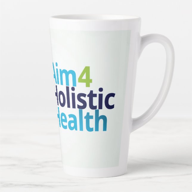 Aim 4 Holistic Health Latte Mug (Right)