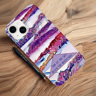 Aim at Sky Reach the Mountains Snow Alps Birthday Case-Mate iPhone 14 Case