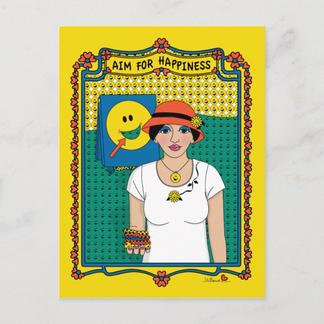 Aim For Happiness_B_ Postcard (Front)