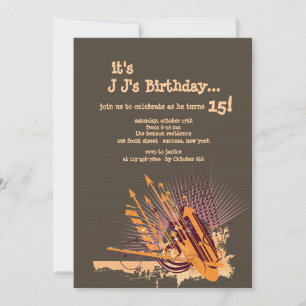 Aim for the Sky Invitation