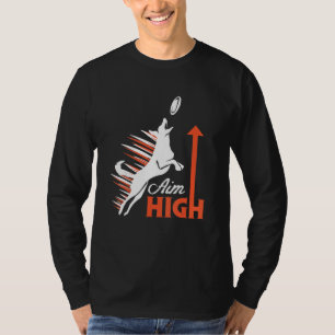 Aim High Awesome Retro Dog Training Designs Presen T-Shirt