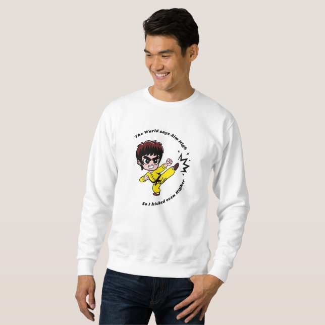 Aim High Motivational Sweatshirt (Front Full)