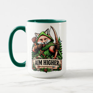 Aim Higher Woodland Fox Mug