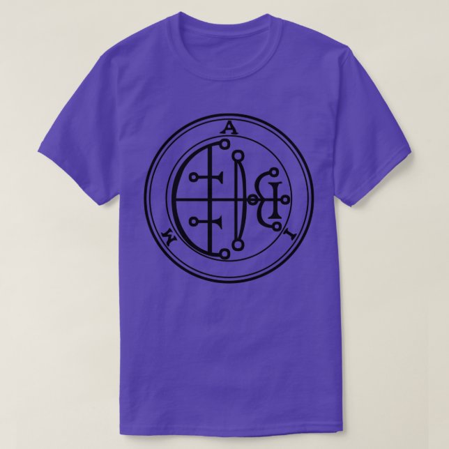 Aim Sigil Increases Onex27s Intellect Black T-Shirt (Design Front)