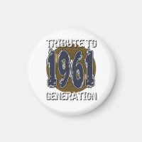 Aimant Tribute to 1961 generation anniversaire