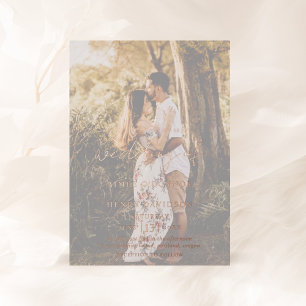 Aimee Rustic Script Modern Wedding