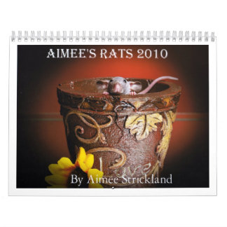 Aimee's rats 2010 calendar