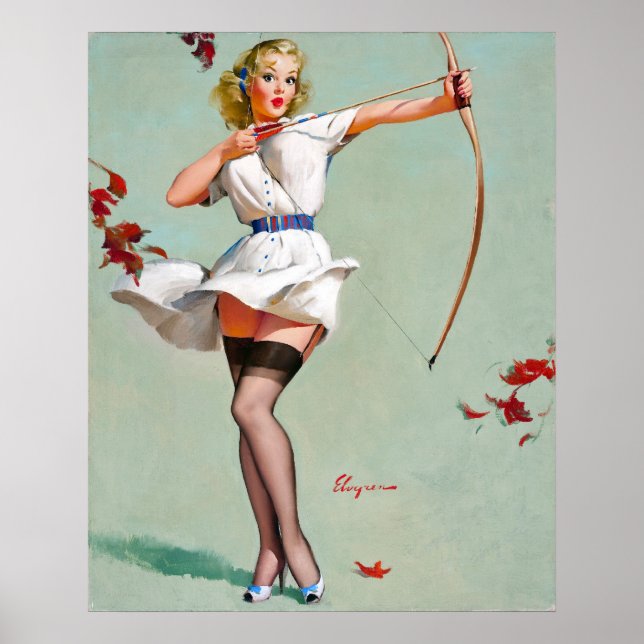 Aiming Pin Up Poster (Front)
