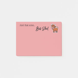 Ain’t That Some Bull Sheet Snarky Funny Quote Post Post-it Notes