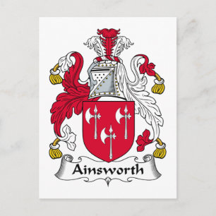 Ainsworth Family Crest Postcard