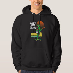 Ain't Life Grand Retro Frog Cute Banjo Player Hoodie