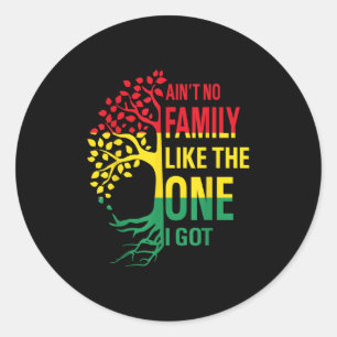 Aint No Family Like The One I Got Funny Family Reu Classic Round Sticker