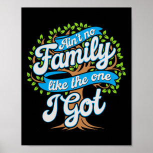 Ain't No Family Like The One I Got Matching Reunio Poster