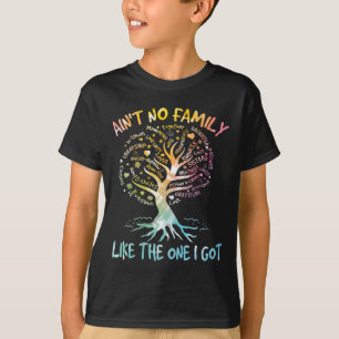 Ain't No Family Like The One I Got Tie Dye Family T-Shirt