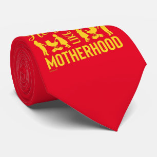 AIN'T NO HOOD LIKE MOTHERHOOD funny mother's day Tie