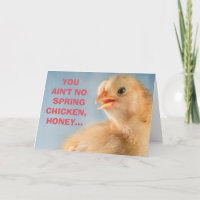 Ain't No Spring Chicken Ladies Milestone Birthday